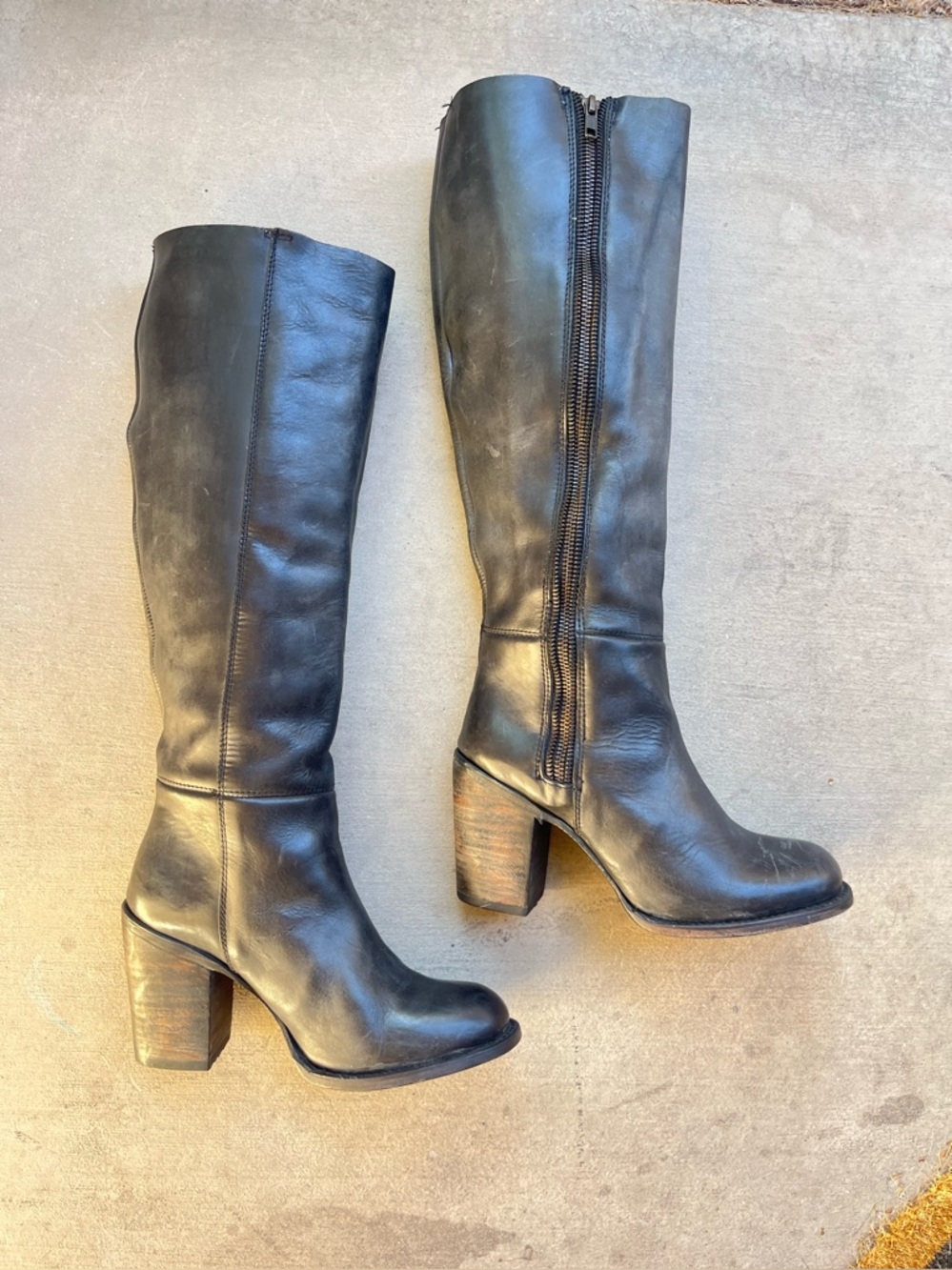 Freebird Beau black tall boots Size 8